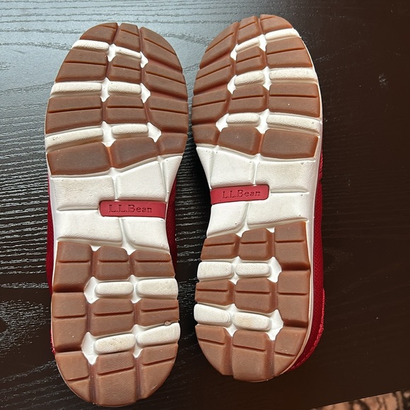 LL Bean Red slip on shoes size 8 - Picture 6 of 6